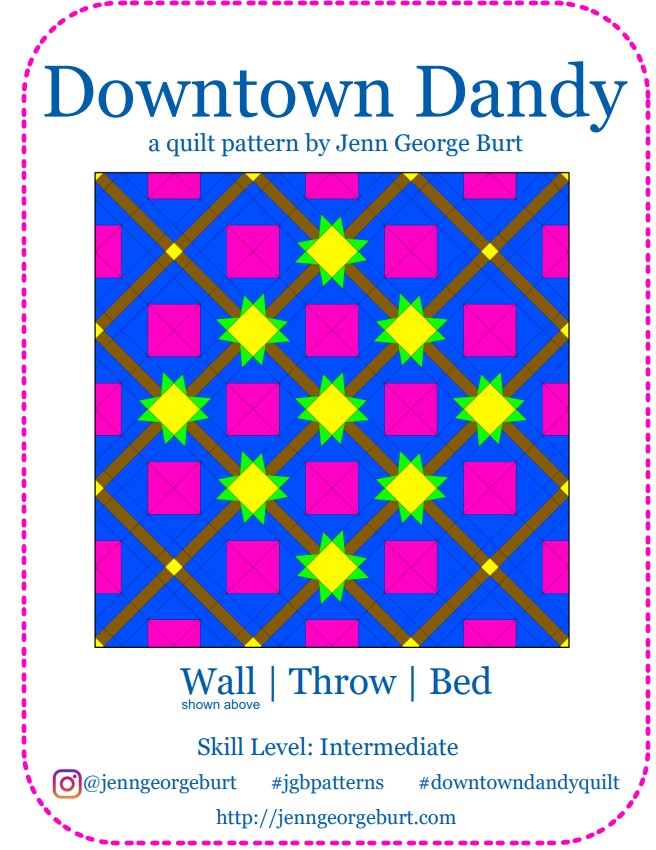 Downtown Dandy - a PDF quilt pattern