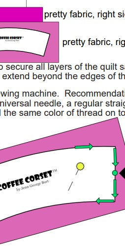 Coffee Corset - a PDF pattern