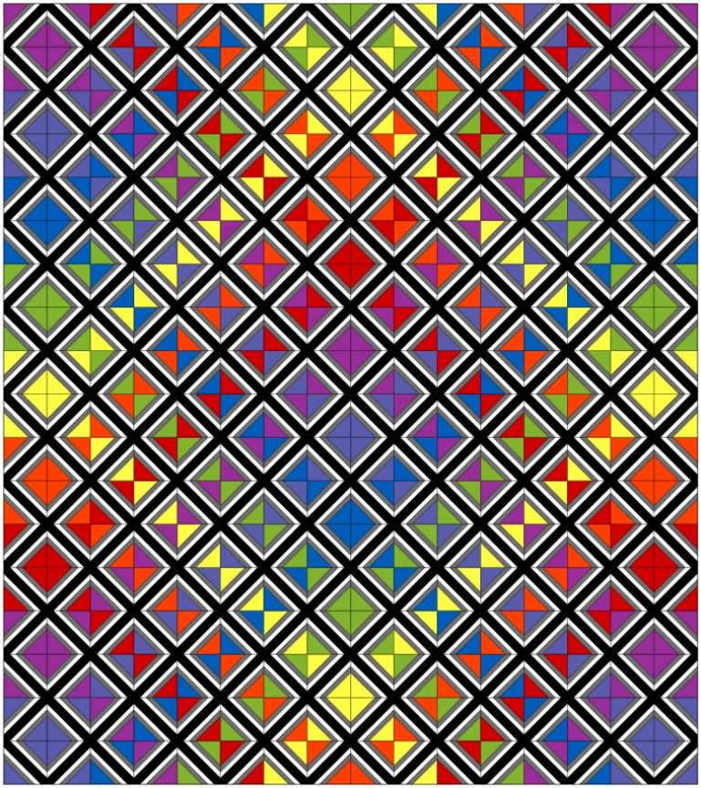 Choose Happy - a PDF quilt pattern