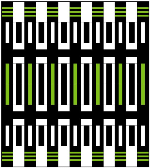 Robot Socks - a PDF quilt pattern