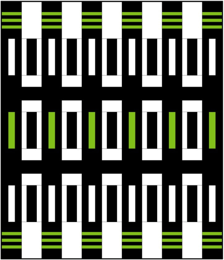 Robot Socks - a PDF quilt pattern