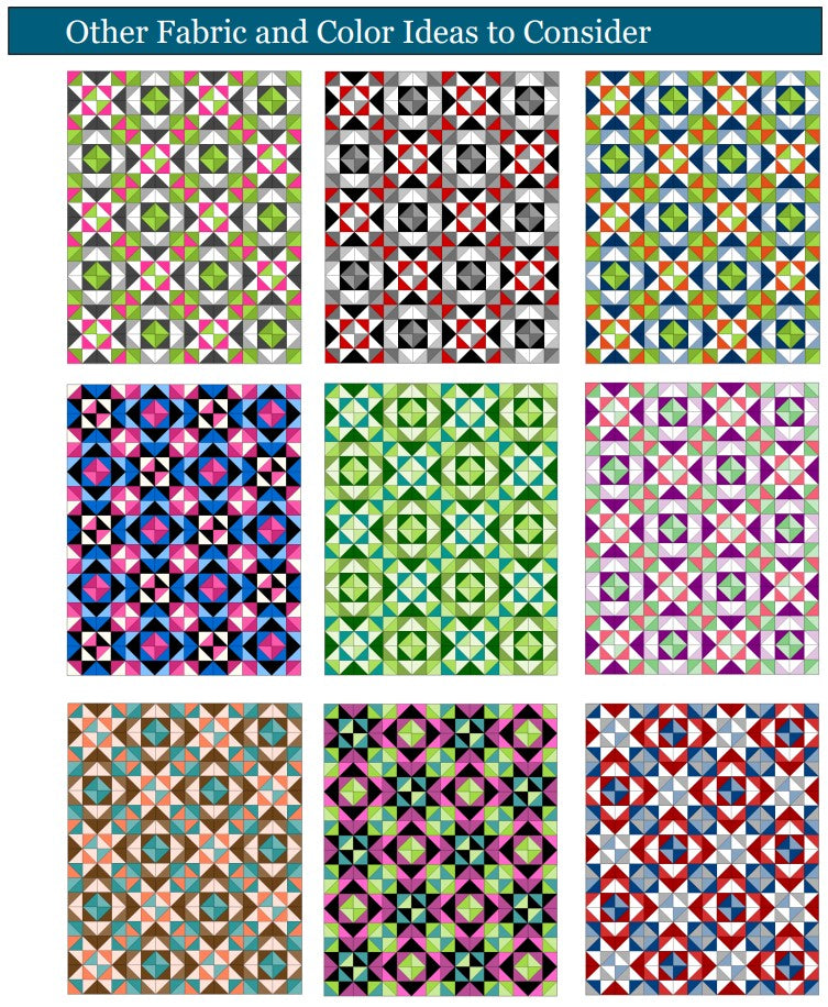 Resting Glad Face - a PDF quilt pattern