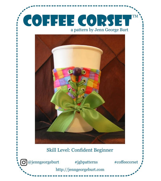 Coffee Corset - a PDF pattern